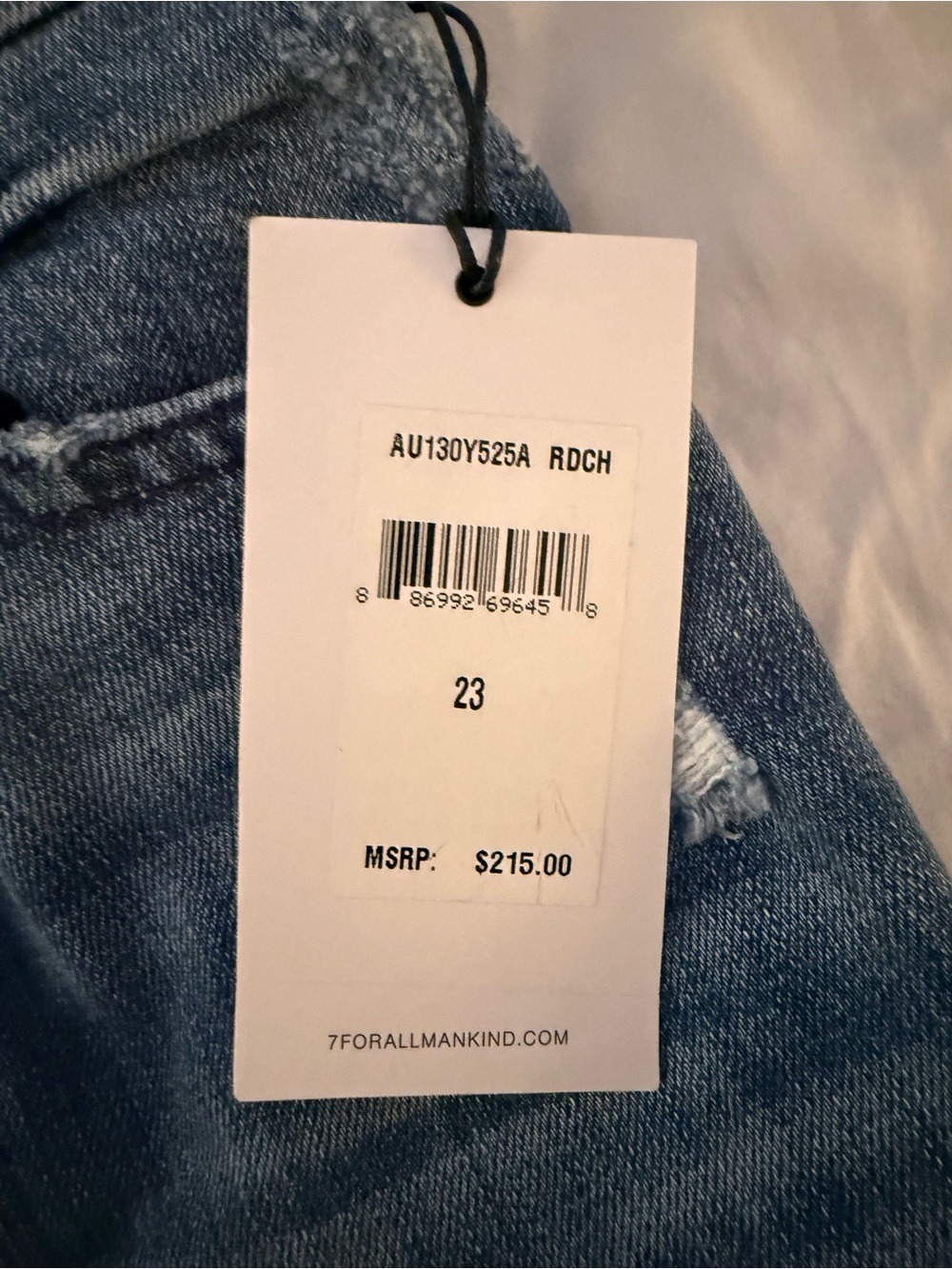 NWT 7FAM A-Pocket Flare Jeans